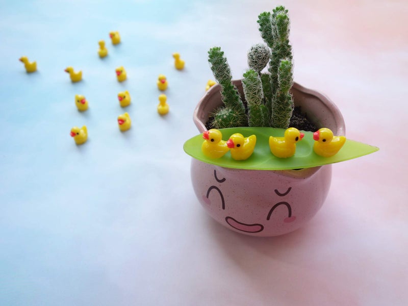 HAMIYELL Pack of 36 Tiny Ducks Little Plastic Duck Mini Resin Ducks for Garden Decorations, Dollhouse Miniatures, Crafts Ornaments(Yellow) - Image 4
